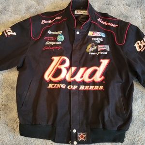 Vintage Dale Earnhardt Jr Bud King of Beers Jacket